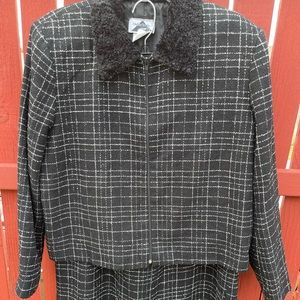 Lindsey Scott Sport Boucle Skirt Suit